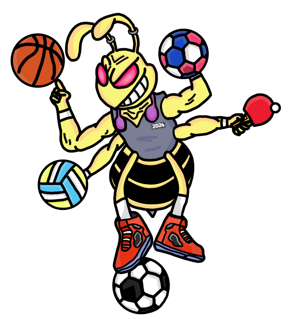 Atleta abelha é escolhida como mascote dos Jogos Escolares em votação popular