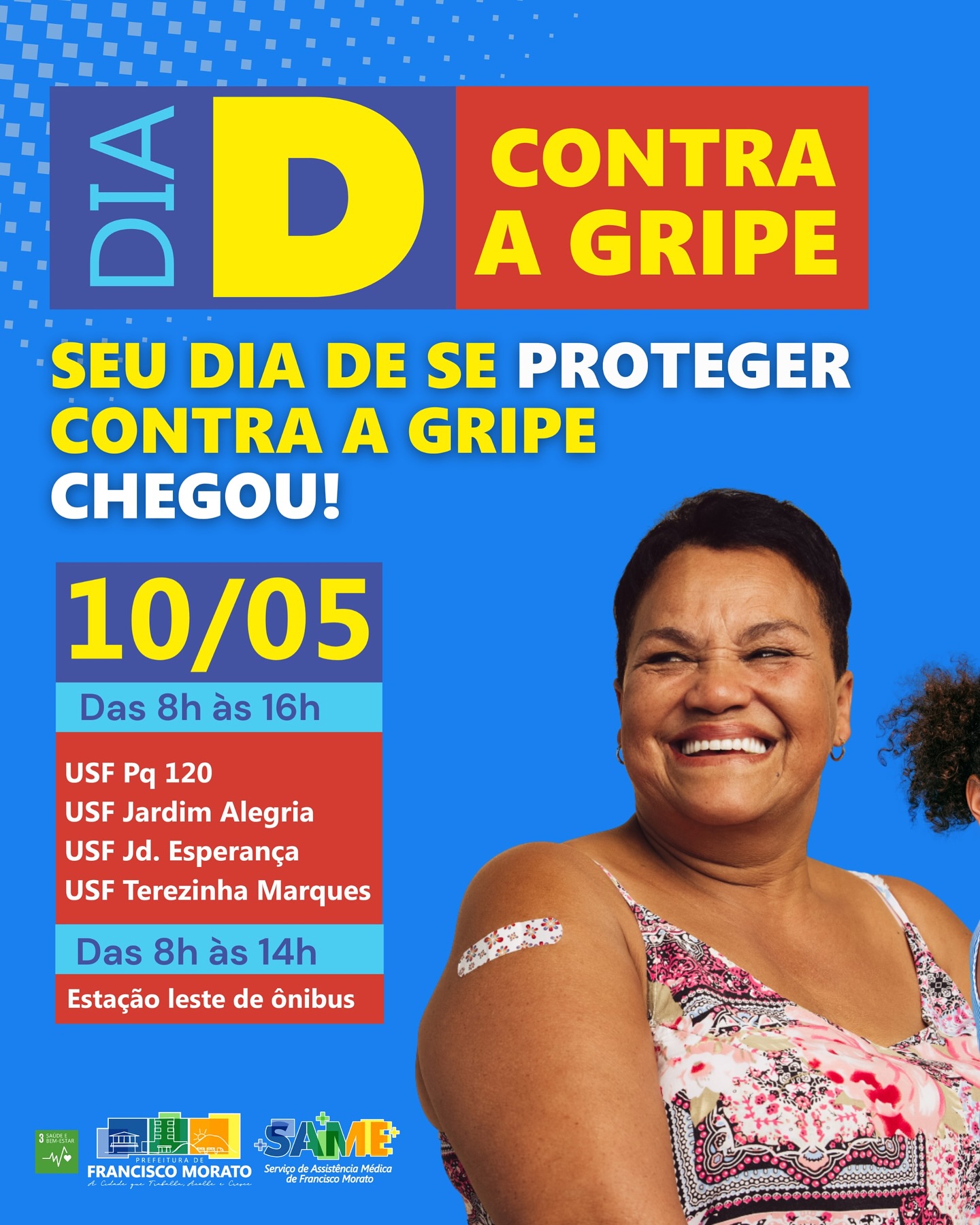 O Dia D contra a gripe está chegando!