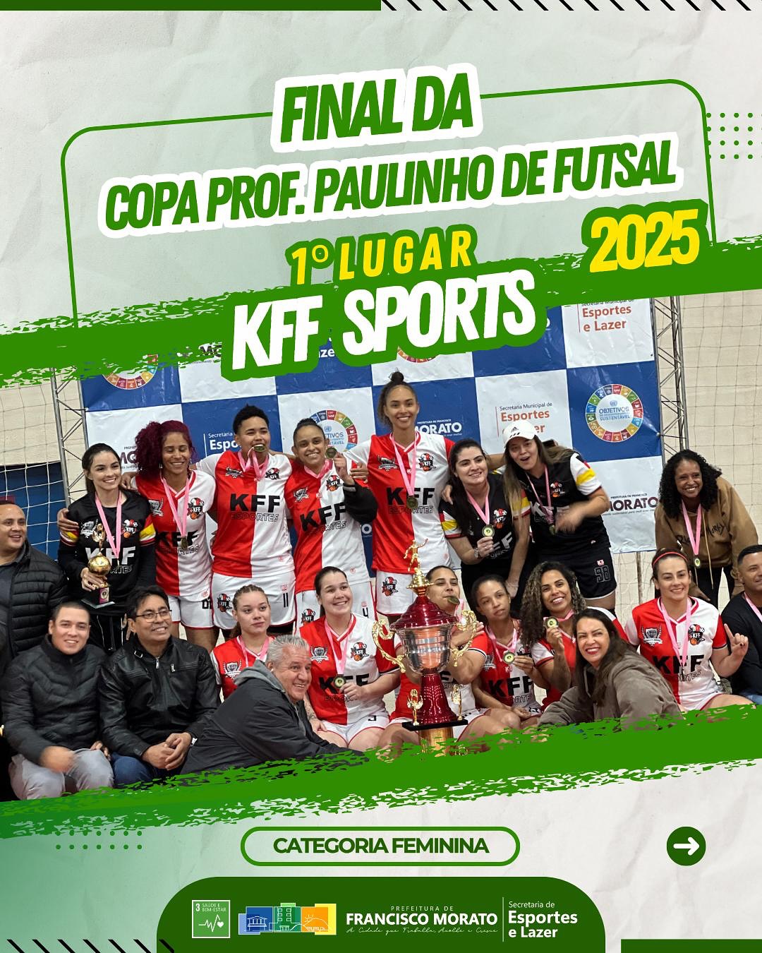Final da Copa Prof. Paulinho de Futsal em Francisco Morato