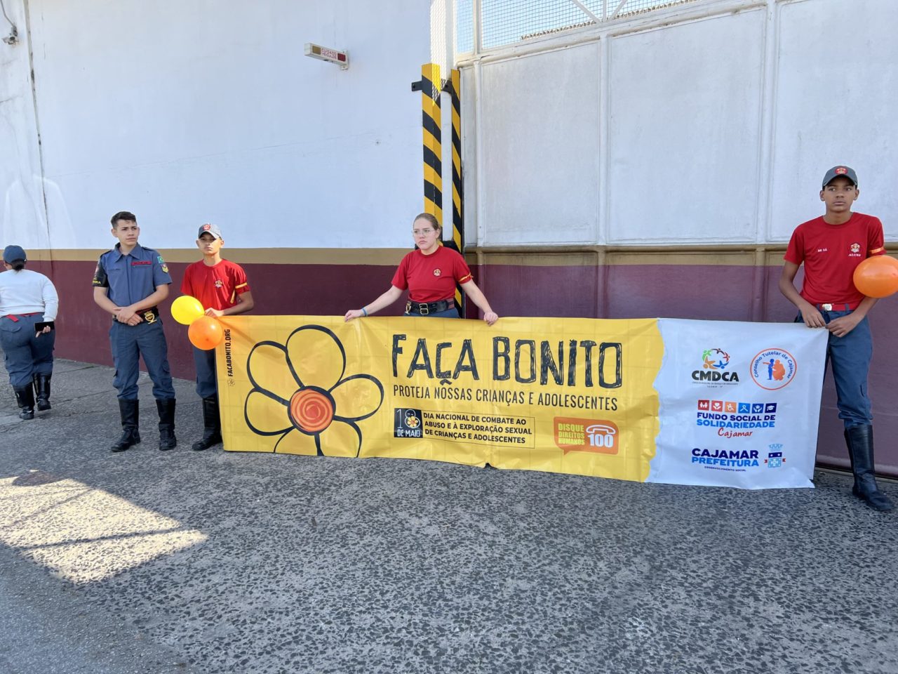 Encerramento do Maio Amarelo tem simulação de acidente em Jordanésia