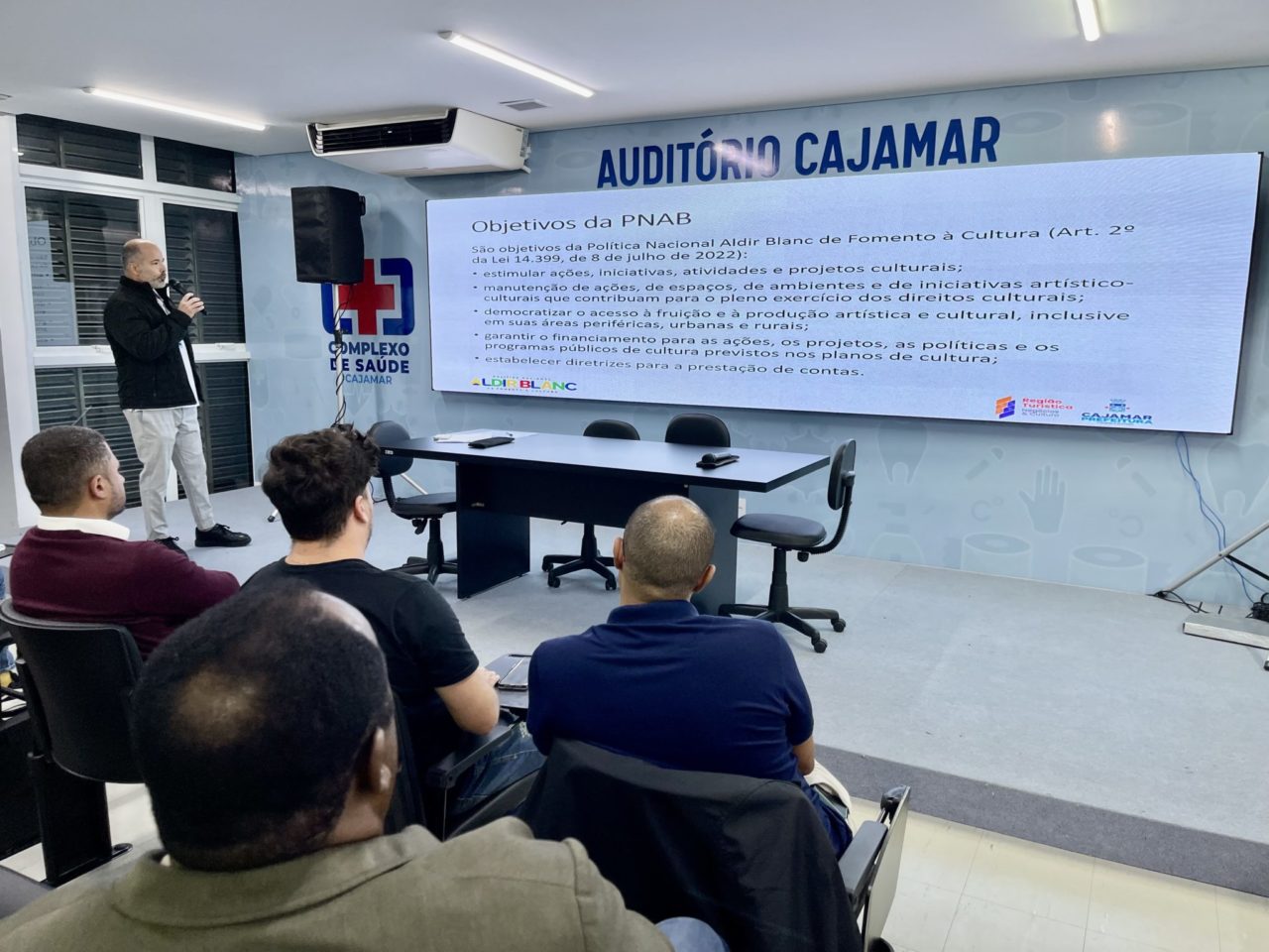 Cajamar realiza audiência pública para definir aplicação dos recursos da Política Nacional Aldir Blanc