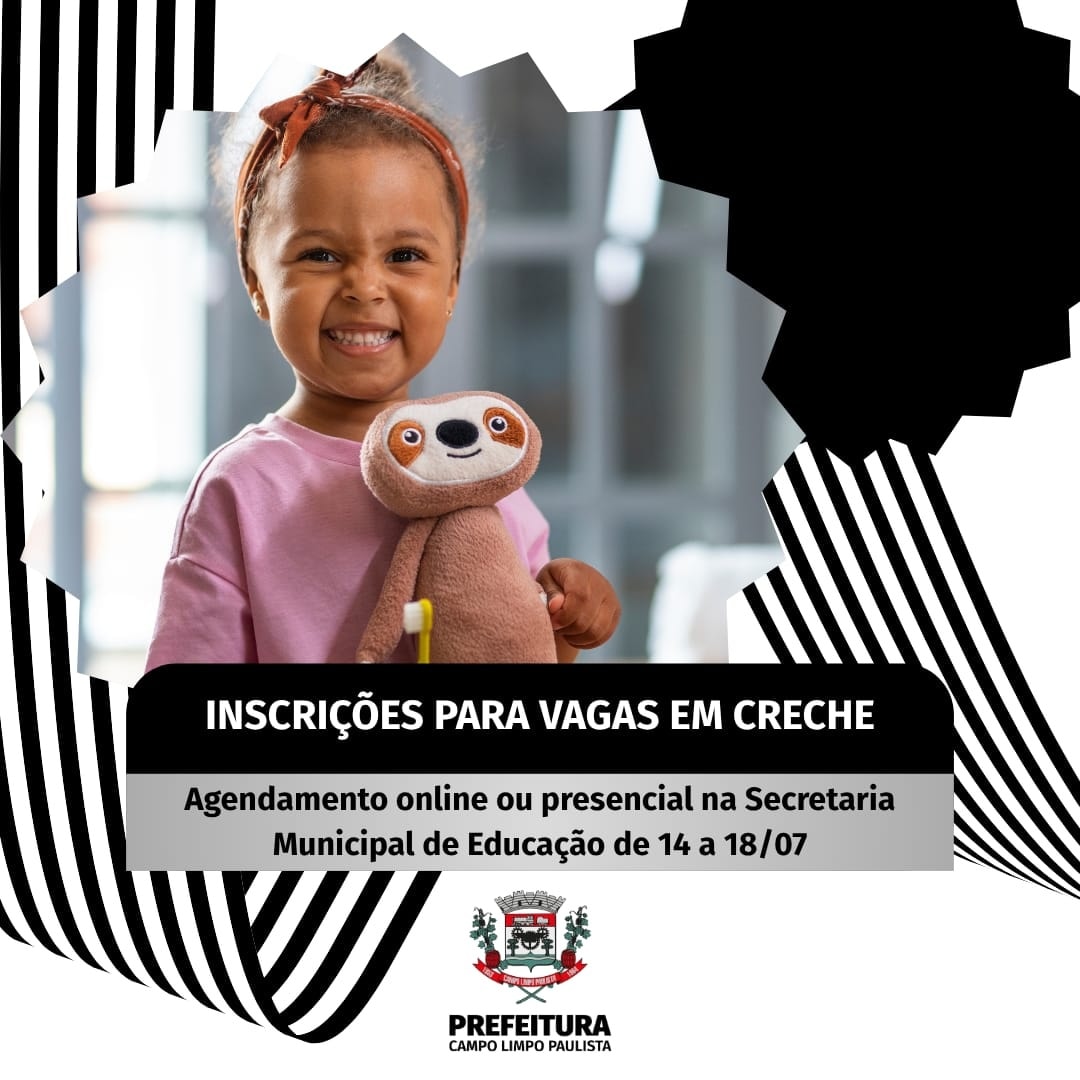Inscrições para vagas em creches da rede municipal estão chegando