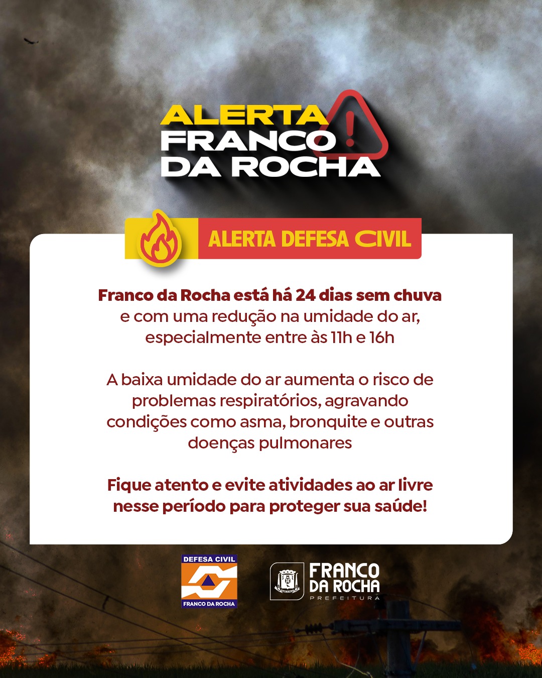 Alerta Defesa Civil – Franco da Rocha