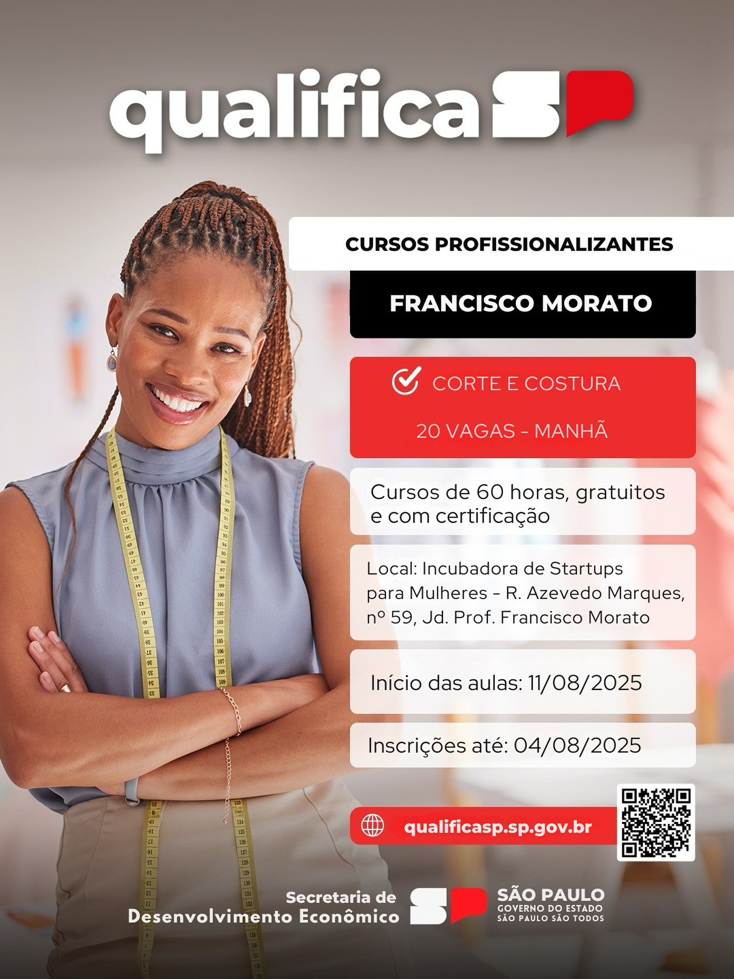 Quer se qualificar para o mercado de trabalho? Então essa oportunidade é pra você!