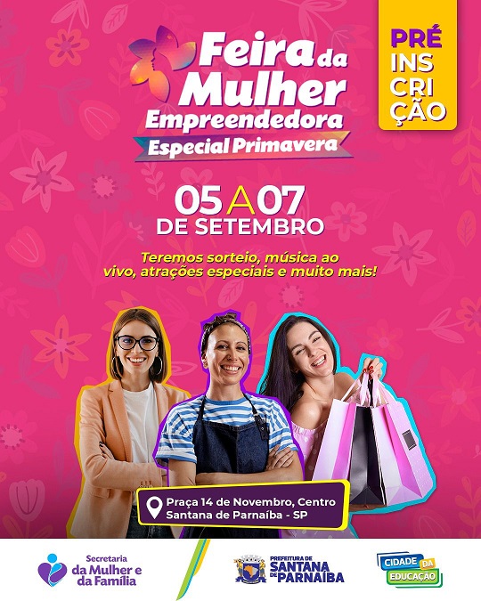 Vem aí a Feira da Mulher Empreendedora – Especial Primavera!