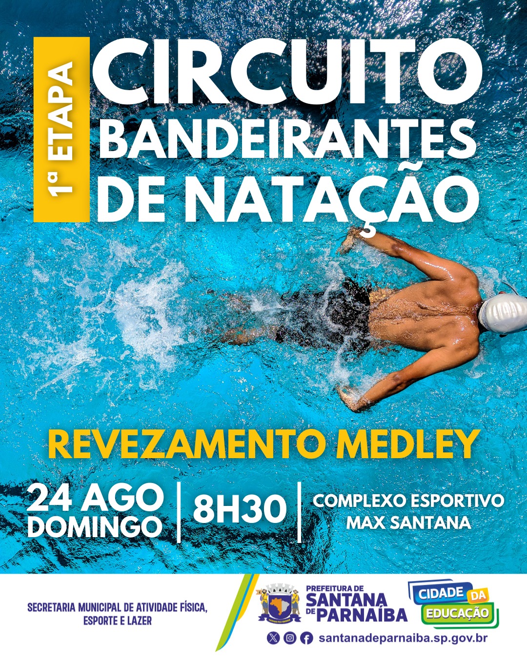 Vem aí a 1ª Etapa do CBN – Circuito Bandeirantes de Natação
