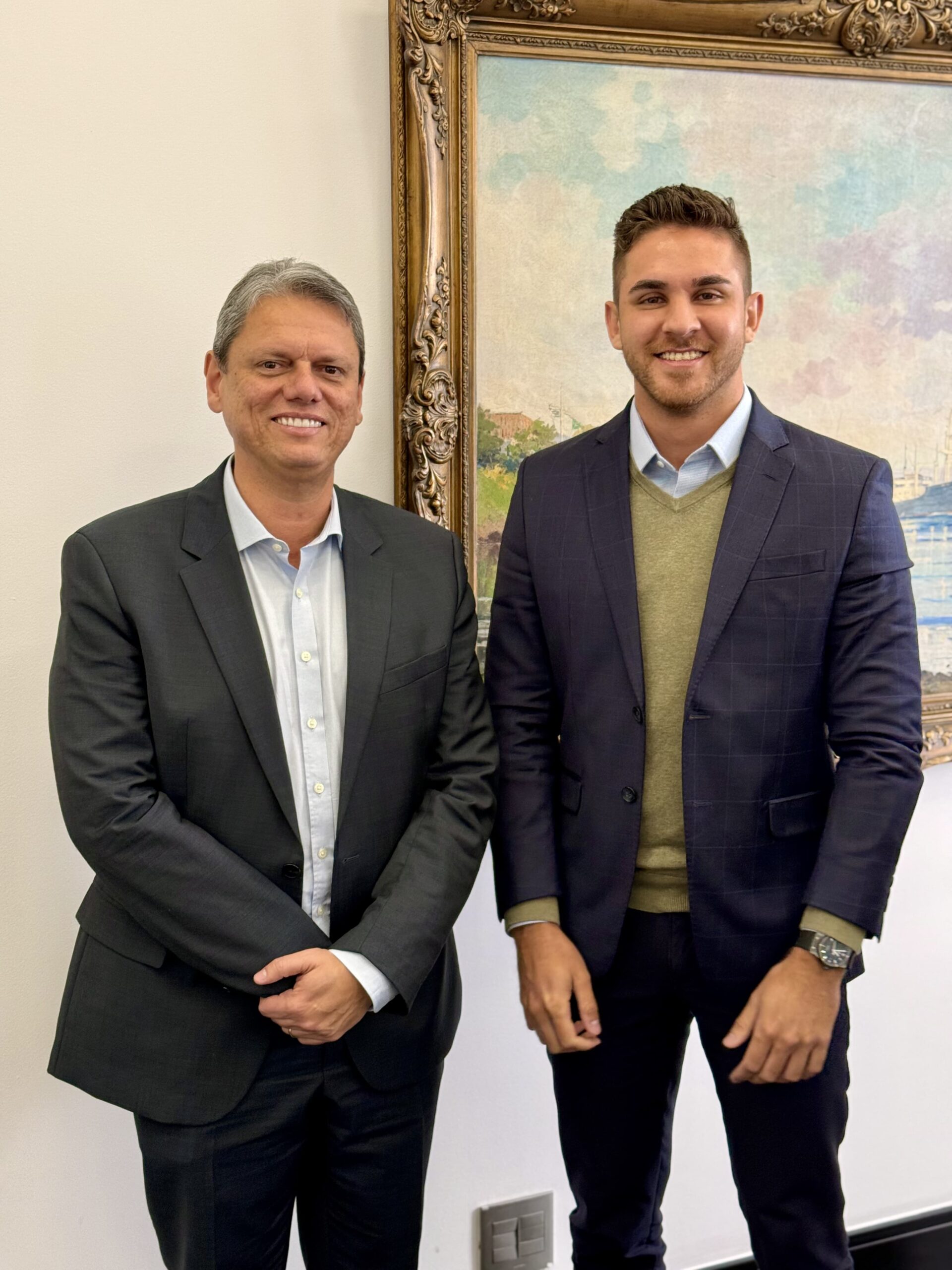 Kauãn participa de reunião com governador Tarcísio de Freitas e reforça demandas prioritárias para a região