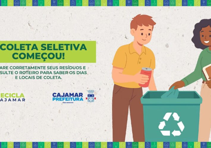 Prefeitura de Cajamar implanta programa de coleta seletiva