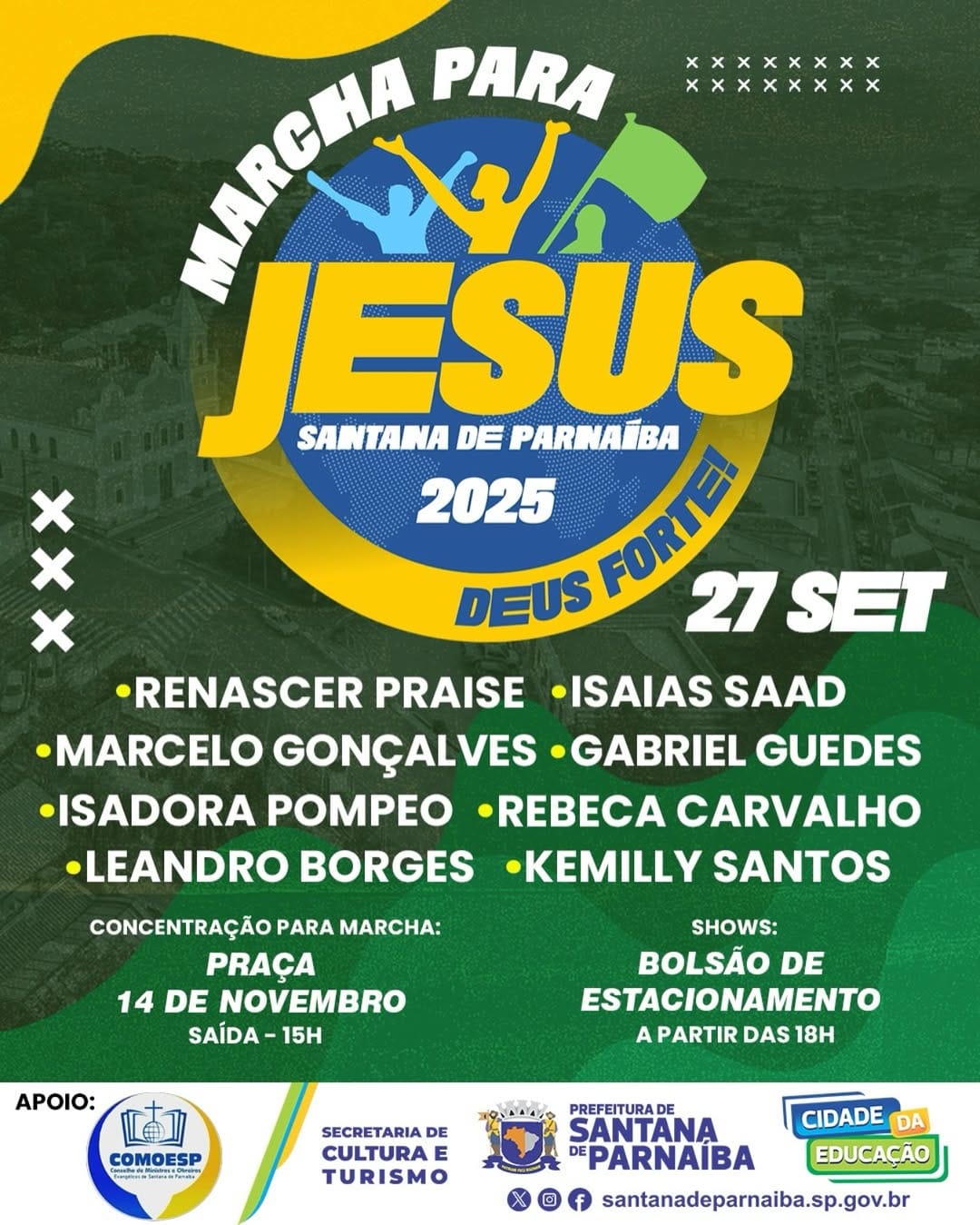 VEM AÍ A 1ª MARCHA PARA JESUS