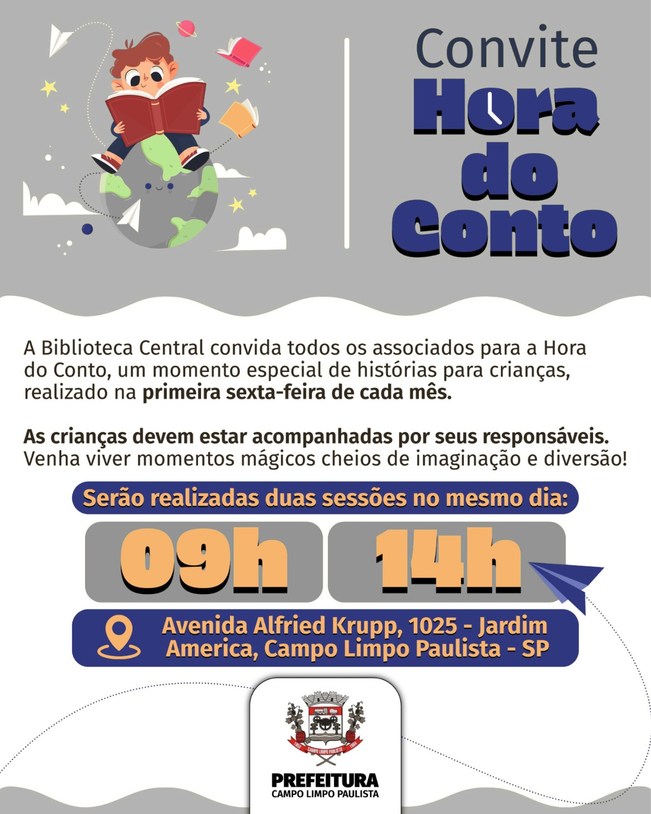 Convite: Hora do Conto