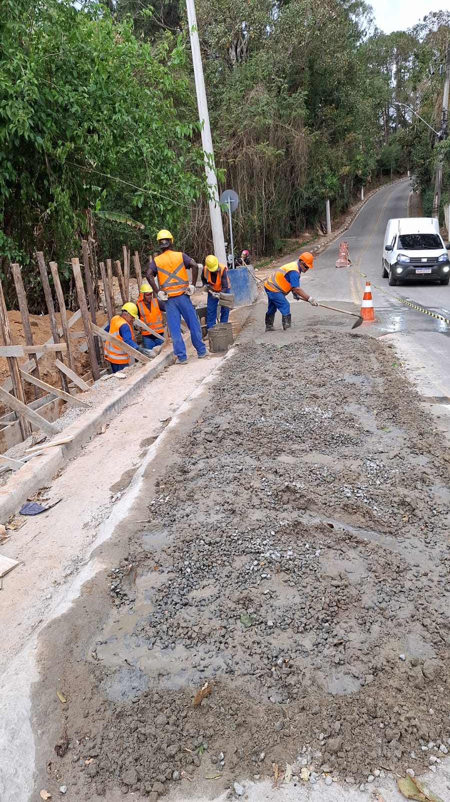 Franco da Rocha intensifica obras de muros de contenção para garantir segurança da população