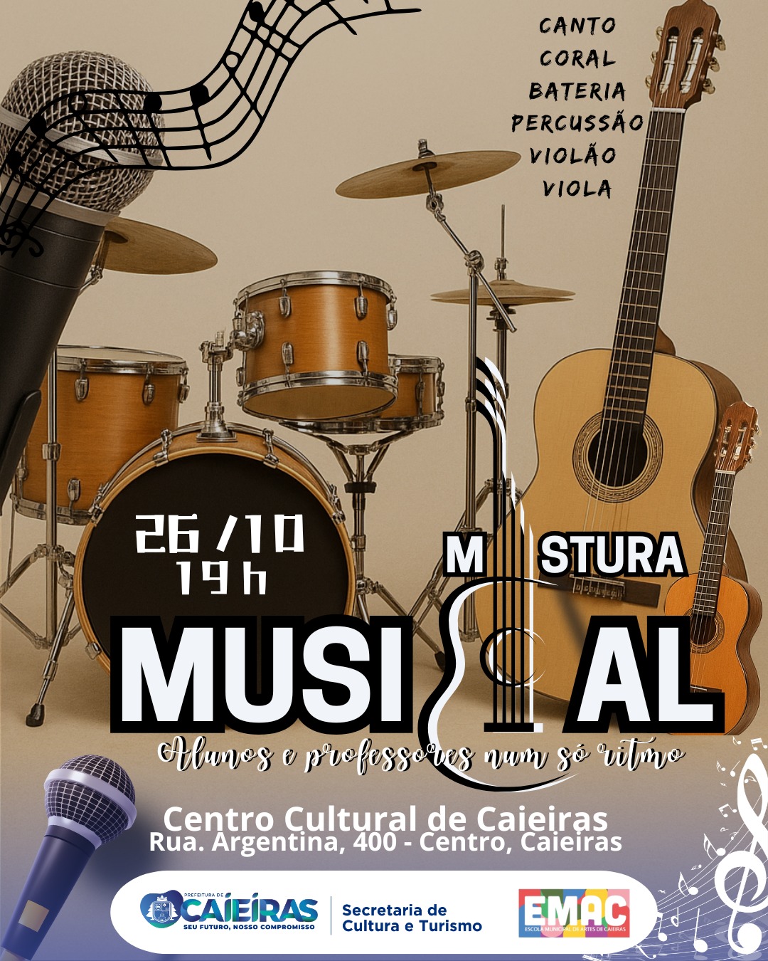 A Mostra Cultural 2025 em Caieiras continua!