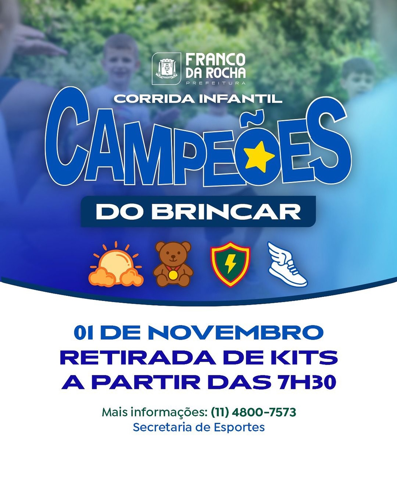 Chama a criançada que sábado vai ser pura diversão no parque!