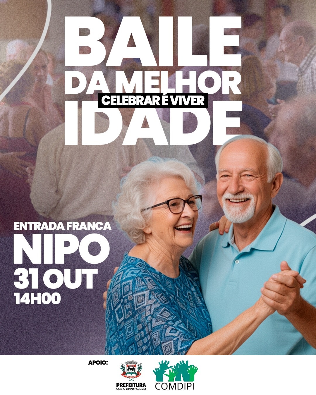 Campo Limpo Paulista promove Baile da Melhor Idade