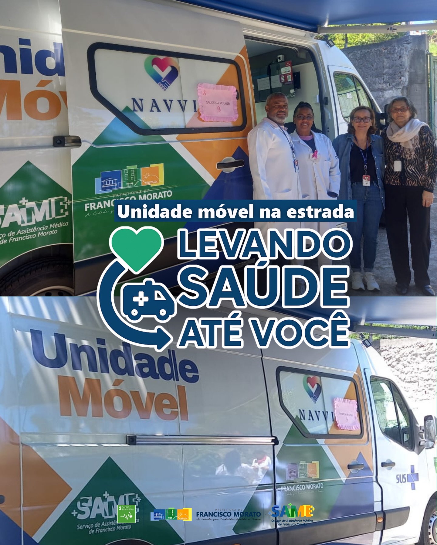 Morato promove ação de saúde com unidade móvel