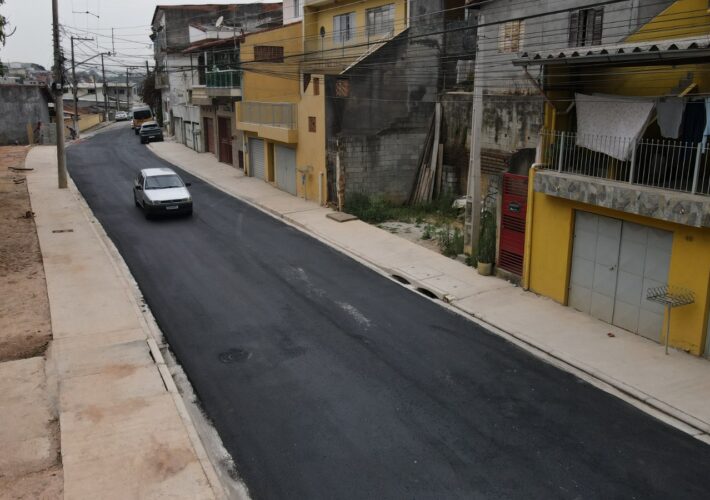 Grande obra de recuperação transforma a Rua Francisco Morato, no Jardim Miraval