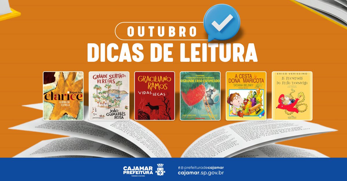 Dicas de livros para você se inspirar no mês das Crianças e da Leitura!