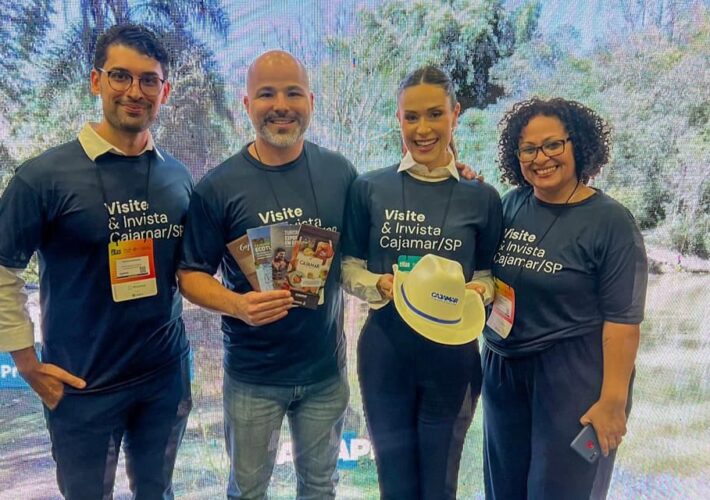 Secretaria de Turismo e Cultura leva o turismo de Cajamar para o mundo na Feira do Empreendedor 2025