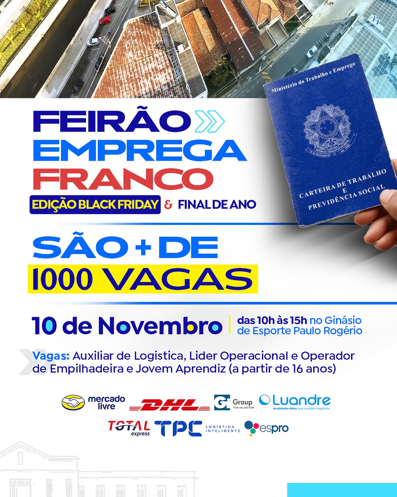 Feirão Emprega Franco: Edição Black Friday & Final de Ano!