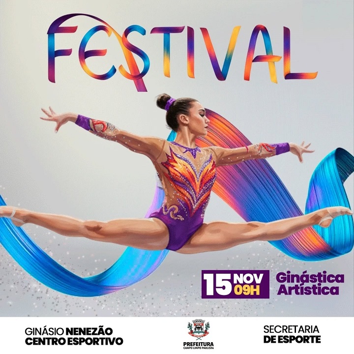 Vem aí o Festival de Ginástica em Campo Limpo Paulista!