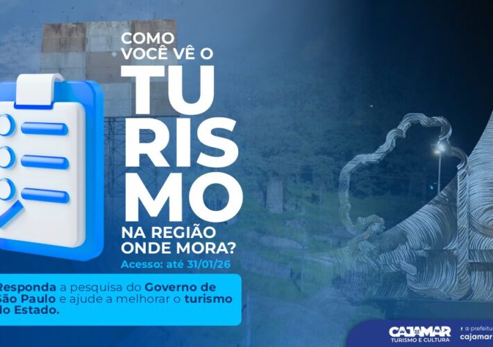 Cajamar participa de pesquisa on-line sobre turismo