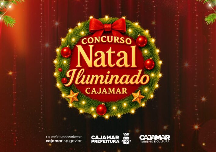Cajamar abre inscrições para o Concurso de Decoração “Natal Iluminado”