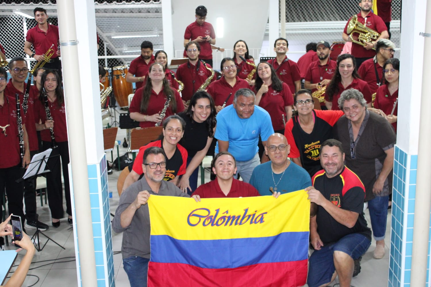 Caieiras Recebe Espetáculo da Wind Orchestra Región em Noite de Intercâmbio Cultural