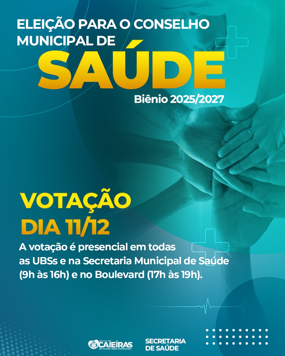 Faça sua parte: Participe da votação para o Conselho Municipal de Saúde 2025!