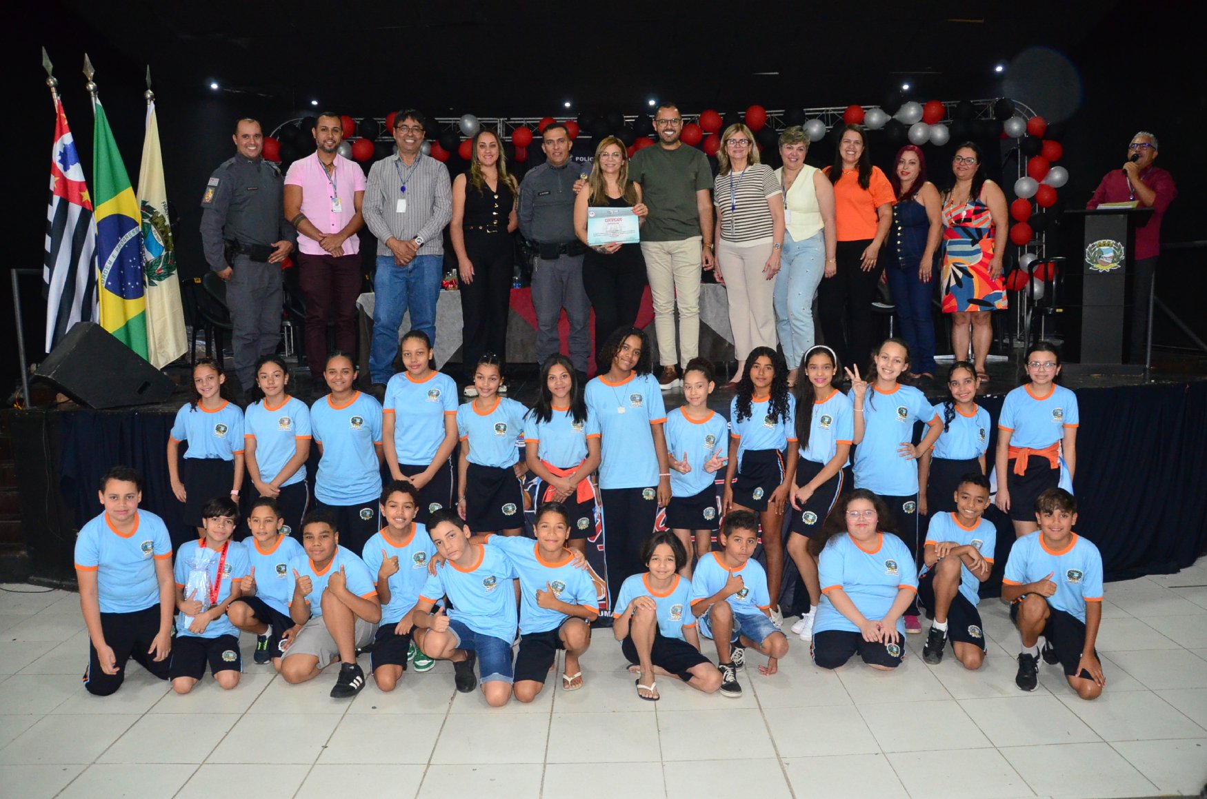 Formatura do Proerd em Francisco Morato