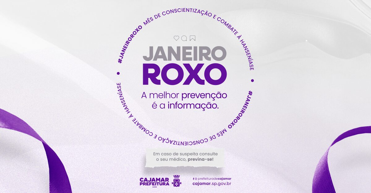 Janeiro Roxo reforça a conscientização e o combate à hanseníase