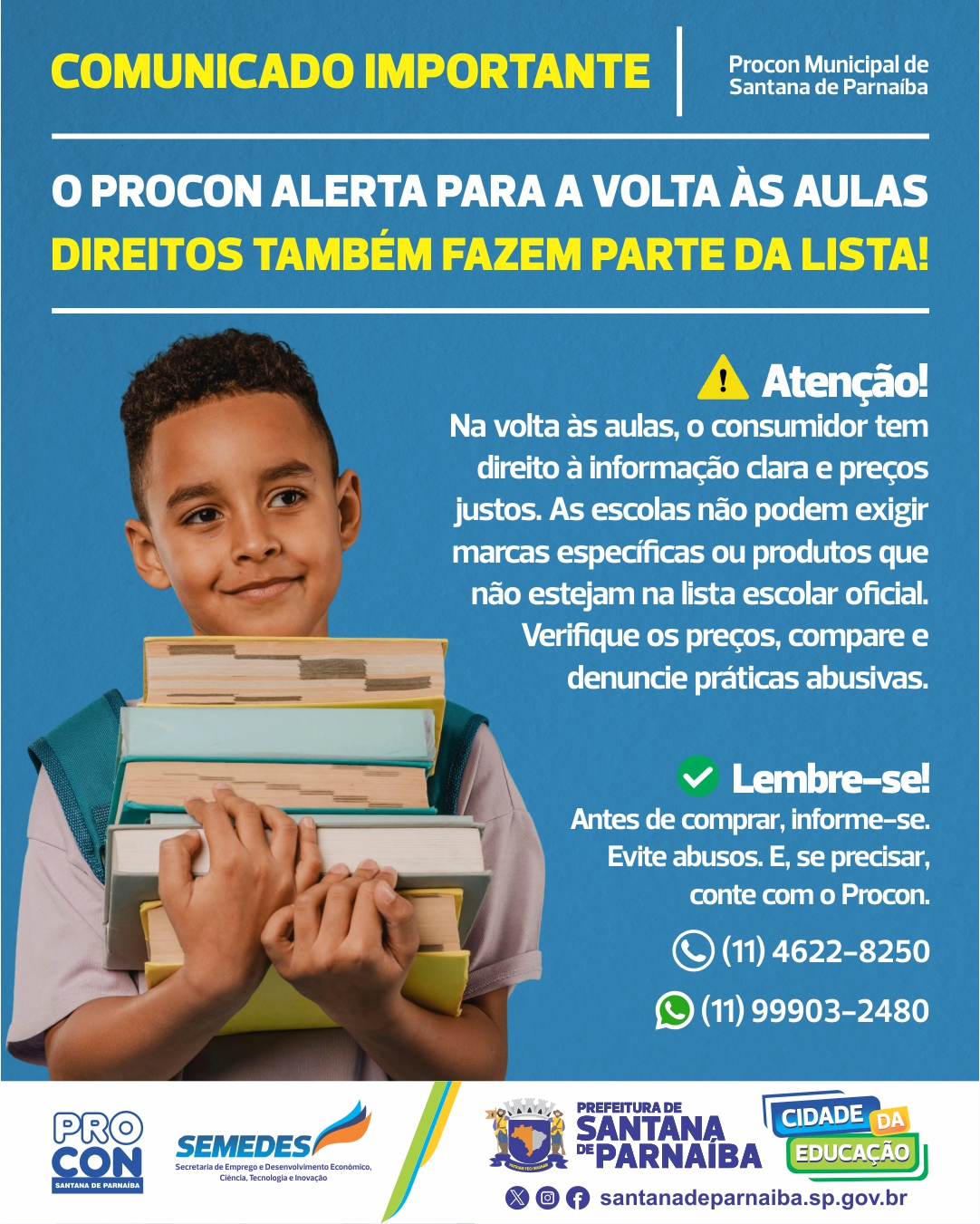 Volta às aulas: fique atento aos seus direitos!