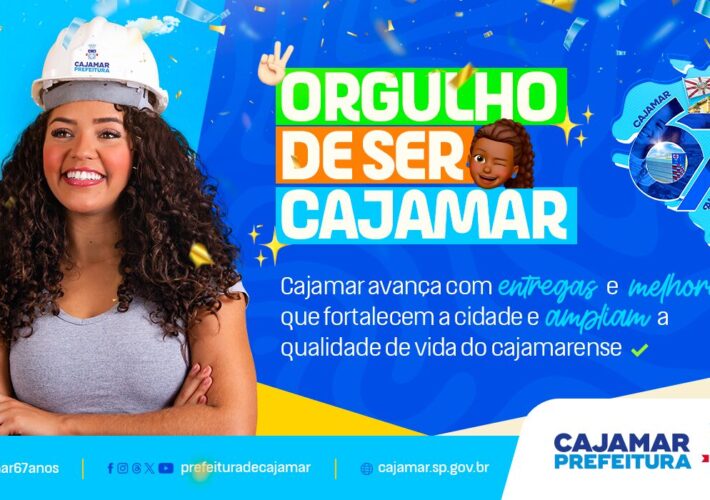 Orgulho de Ser Cajamar: 67 anos de crescimento e transformação