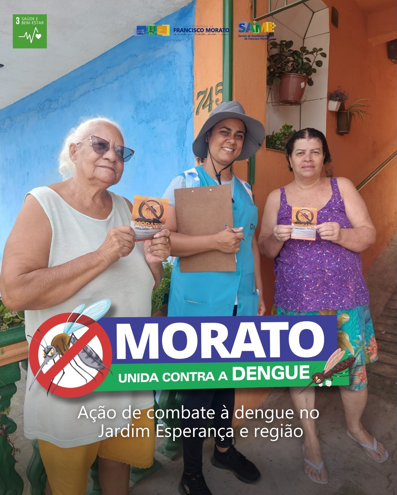 Ação de combate à dengue no Jardim Esperança e região