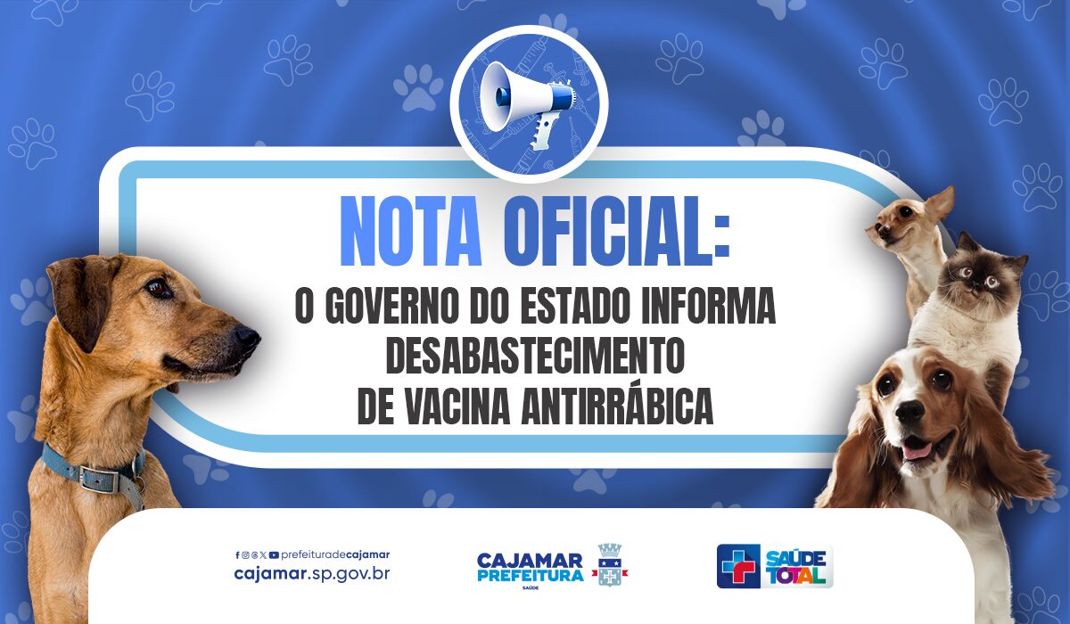 NOTA OFICIAL – SAÚDE